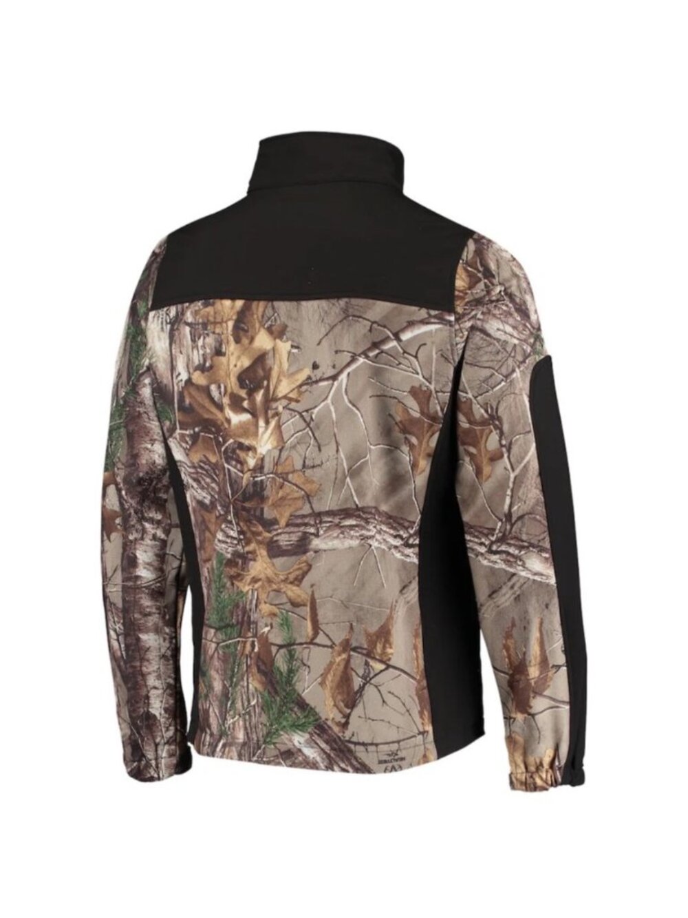NWT- Realtree Camo Black Chicago Bears Softshell L Full-Zip Jacket fleece lined - Picture 3 of 16
